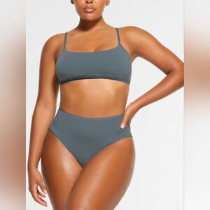 SKIMS XXS COTTON JERSEY SCOOP BRALETTE
